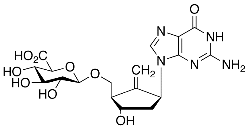 Entecavir 3’’-O-β-D-Glucuronide - Chemical structure and product image