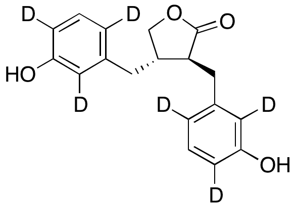 rac Enterolactone-d6 - Chemical structure and product image