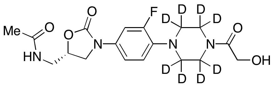 Eperezolid-d8 - Chemical structure and product image