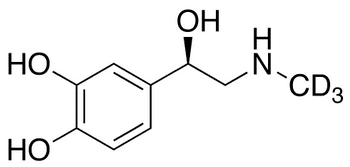 	L-(-)-Epinephrine-d3 - Chemical structure and product image