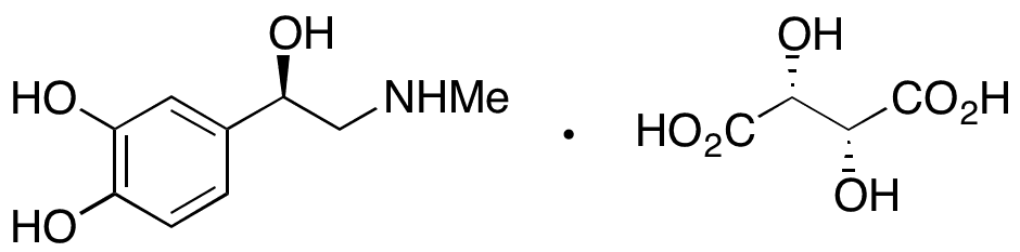 Epinephrine Bitartrate - Chemical structure and product image