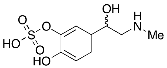 	rac-Epinephrine-3-O-sulfate - Chemical structure and product image