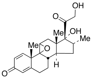9β,11β-Epoxy-17,21-dihydroxy-16β-methylpregna-1,4-diene-3,20-dione - Chemical structure and product image