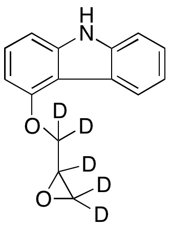 4-(2,3-Epoxypropoxy-d5)carbazole - Chemical structure and product image
