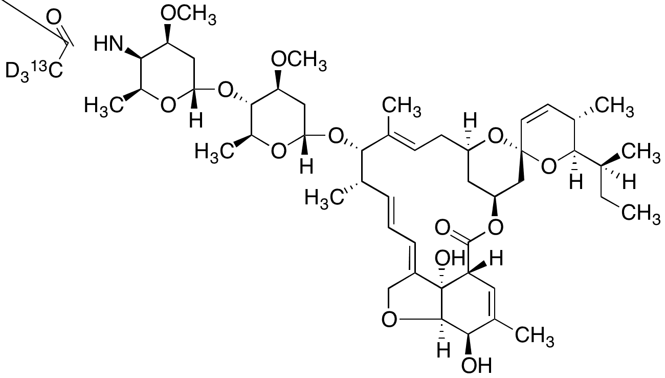 Eprinomectin-13CD3 - Chemical structure and product image