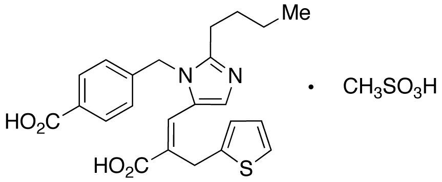 Eprosartan Mesylate - Chemical structure and product image