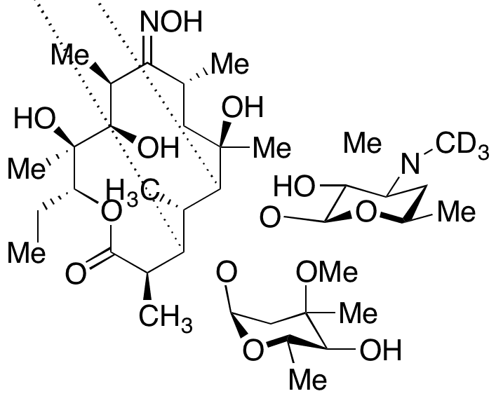 Erythromycin-d3 A 9-Oxime - Chemical structure and product image