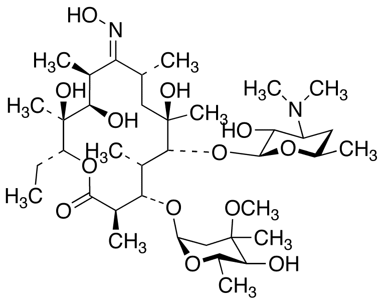 (9Z)-Erythromycin A Oxime - Chemical structure and product image