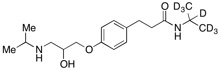 Esmolol Isopropyl Amine-d7 - Chemical structure and product image