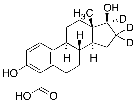 4-Carboxyl-17 beta-Estradiol-d3 - Chemical structure and product image