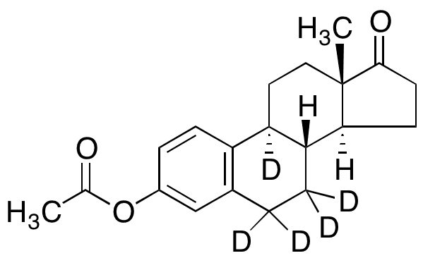 (Estrone-d5) 3-Acetate - Chemical structure and product image