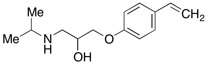 1-(4-Ethenylphenoxy)-3-[(1-methylethyl)amino]-2-propanole - Chemical structure and product image