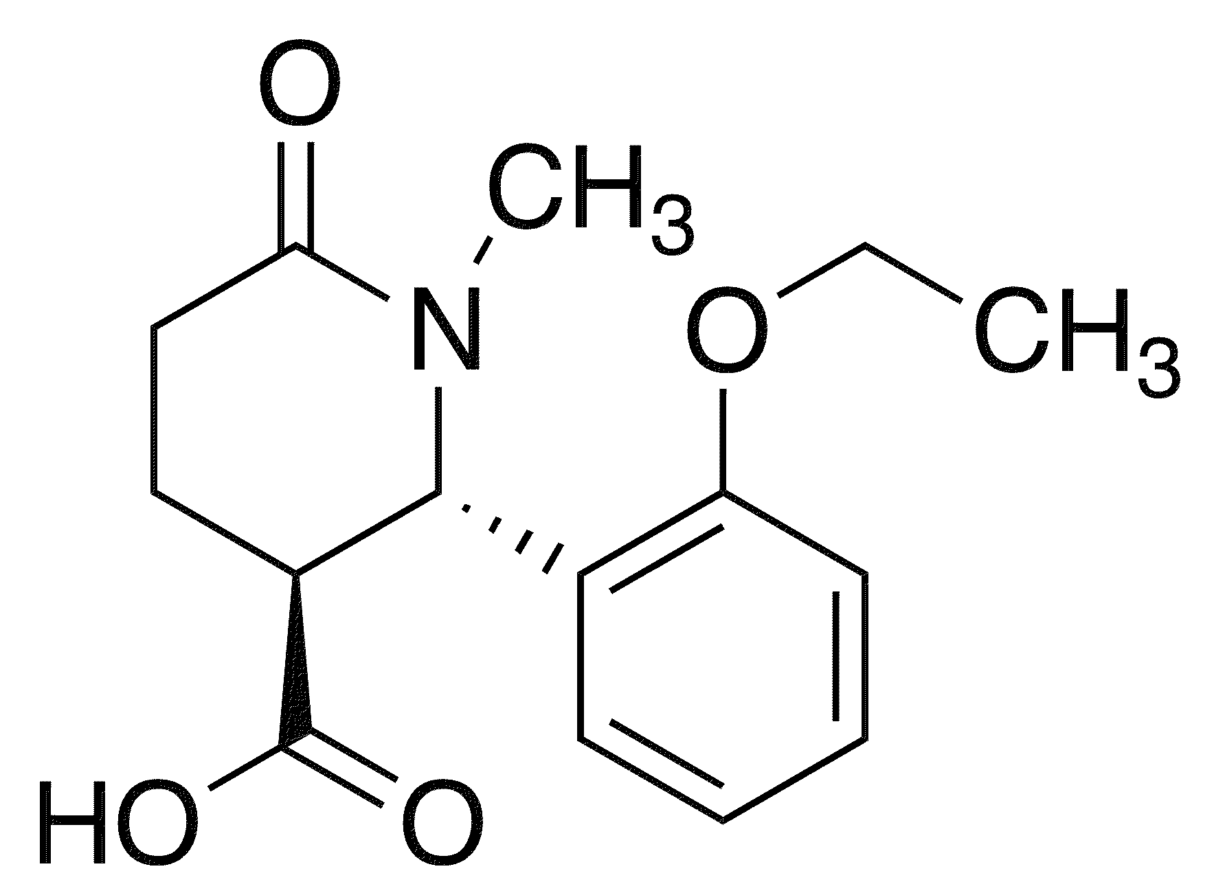 (2S,3S)-2-(2-Ethoxyphenyl)-1-methyl-6-oxopiperidine-3-carboxylic acid - Chemical structure and product image