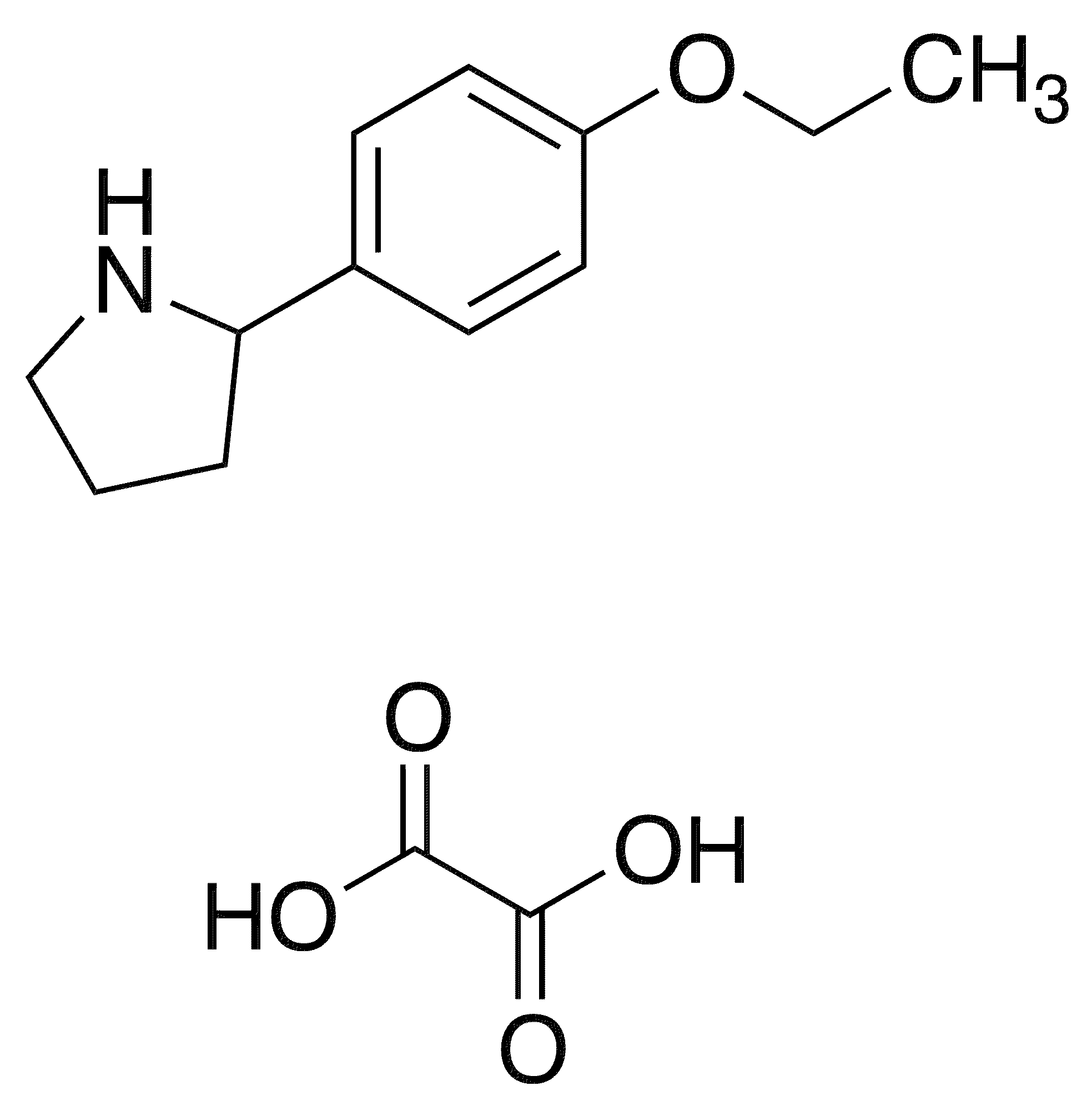 2-(4-Ethoxyphenyl)pyrrolidine Oxalate - Chemical structure and product image