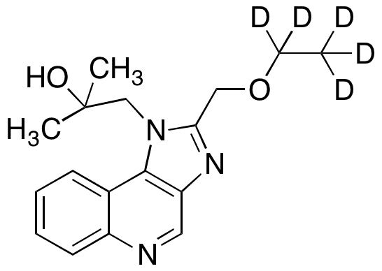 2-(Ethoxymethyl)-alpha,alpha-dimethyl-1H-imidazo[4,5-c]quinoline-1-ethanol-d5 - Chemical structure and product image
