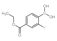4-(Ethoxycarbonyl)-2-fluorophenylboronic acid - Chemical structure and product image