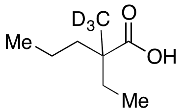 2-Ethyl-2-methylpentanoic Acid-d3 - Chemical structure and product image