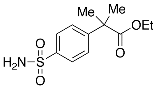 Ethyl 2-Methyl-2-(4-sulfamoylphenyl)propionate - Chemical structure and product image