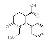 (2R,3R)-1-Ethyl-6-oxo-2-phenyl-piperidine-3-carboxylic Acid - Chemical structure and product image