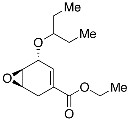 (1R,5R,6R)-rel-5-(1-Ethylpropoxy)-7-oxabicyclo[4.1.0]hept-3-ene-3-carboxylic Acid Ethyl Ester - Chemical structure and product image