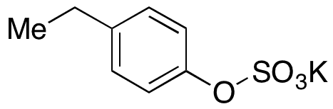 4-Ethylphenyl Sulfate Potassium Salt - Chemical structure and product image
