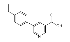 5-(4-Ethylphenyl)nicotinic acid - Chemical structure and product image