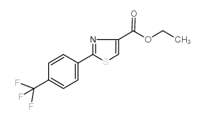 Ethyl 2-[3-(trifluoromethyl)phenyl]-1,3-thiazole-4-carboxylate - Chemical structure and product image