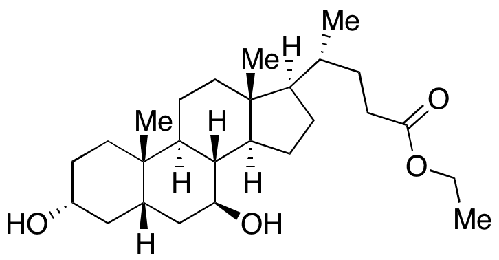 Ethyl Ursodeoxycholate - Chemical structure and product image