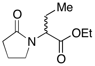 Etiracetam Carboxylic Acid Ethyl Ester - Chemical structure and product image
