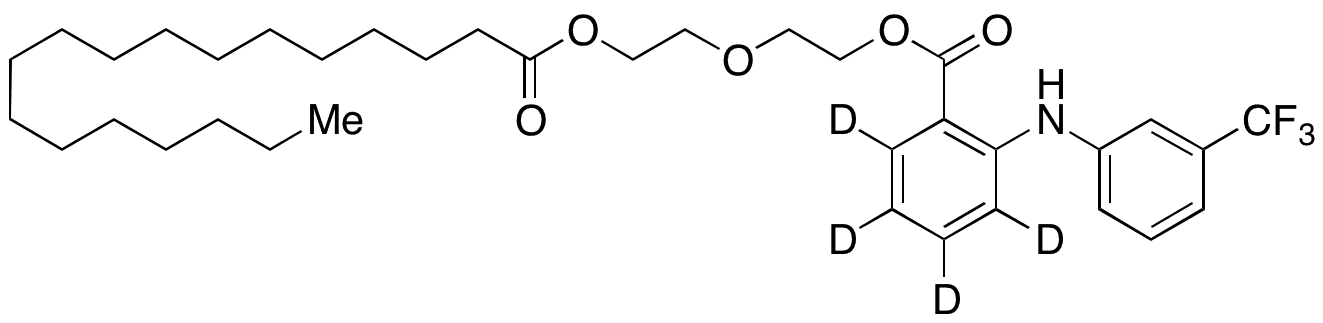 Etofenamate-d4 Stearate - Chemical structure and product image