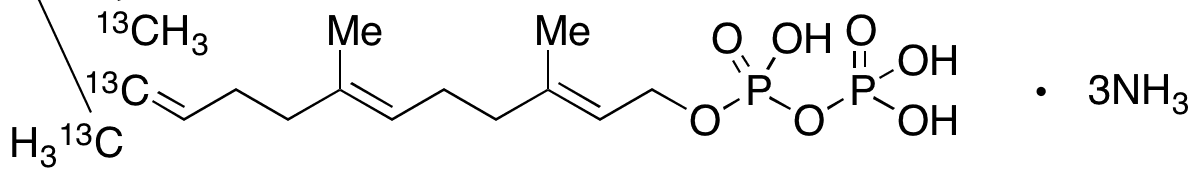 Farnesyl Pyrophosphate Triammonium Salt-13C3 - Chemical structure and product image