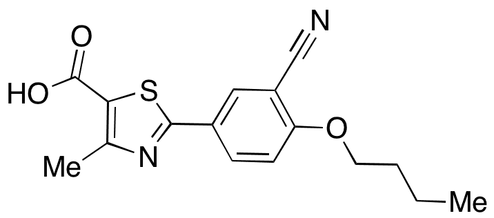 Febuxostat n-Butyl Isomer - Chemical structure and product image