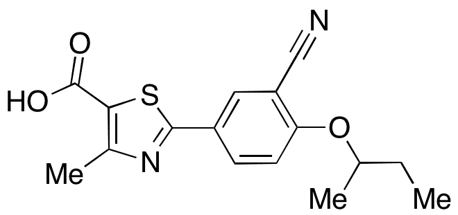Febuxostat 2-Butyl Isomer - Chemical structure and product image