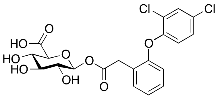 Fenclofenac Glucuronide - Chemical structure and product image