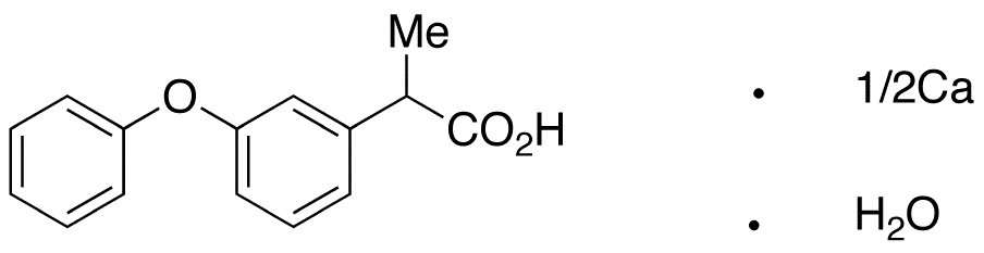 Fenoprofen Calcium Salt Dihydrate - Chemical structure and product image