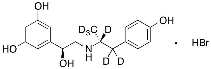 (R,S)-(Â±)-Fenoterol Hydrobromide-d6 - Chemical structure and product image
