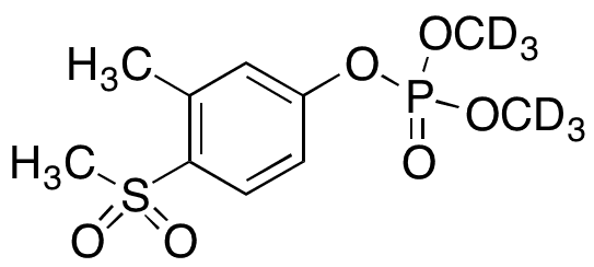 Fenthoxon Sulfone (Dimethylphosphate-d6) - Chemical structure and product image