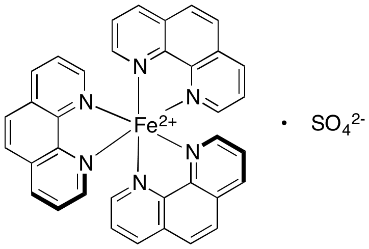 Ferroin Sulfate - Chemical structure and product image