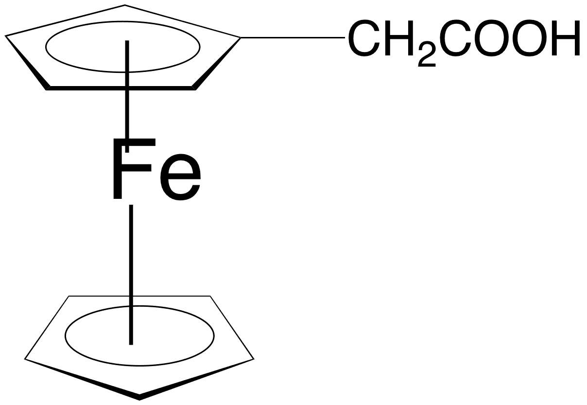 Ferroceneacetic Acid - Chemical structure and product image