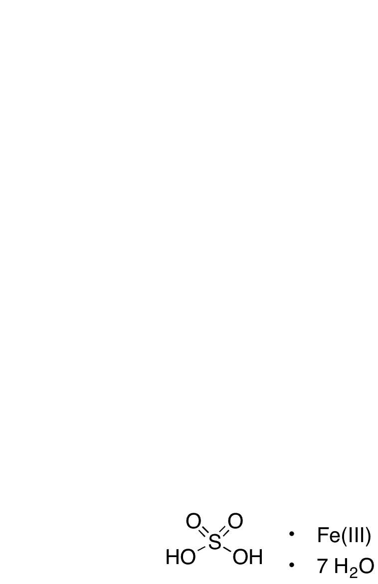 Ferrous Sulfate Heptahydrate - Chemical structure and product image