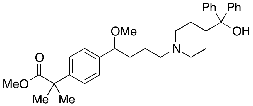 Fexofenadine 1-Methyl Ether Methyl Ester - Chemical structure and product image