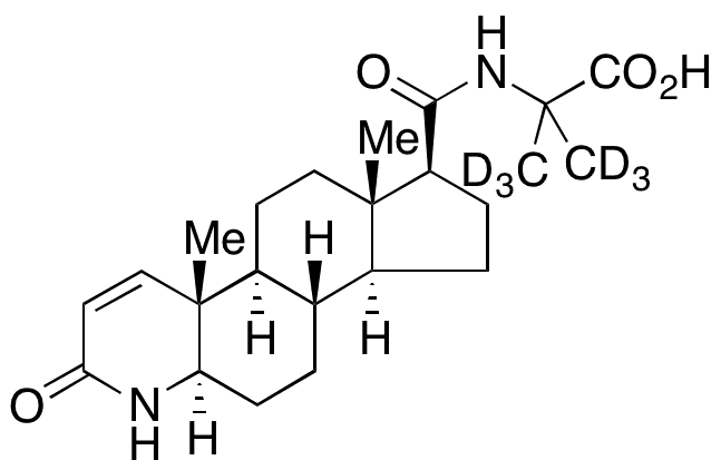 Finasteride-d6 Carboxylic Acid - Chemical structure and product image