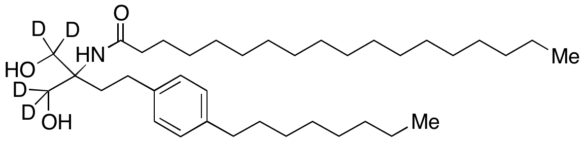 Fingolimod Stearoate Amide-d4 - Chemical structure and product image