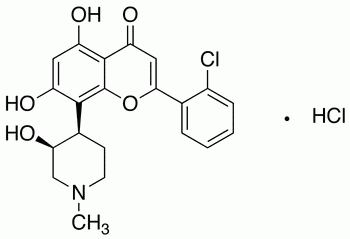 Flavopiridol Hydrochloride - Chemical structure and product image