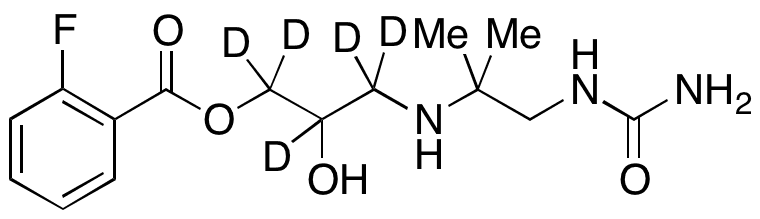 Flestolol-d5 - Chemical structure and product image