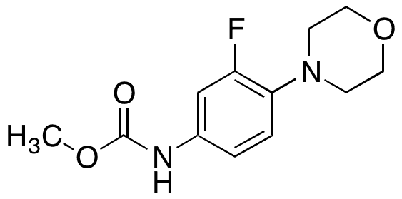 (3-Fluoro-4-morpholin-4-ylphenyl)carbamic Acid Methyl Ester - Chemical structure and product image