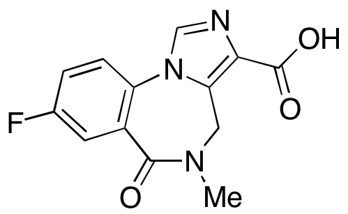 Flumazenil Carboxylic Acid - Chemical structure and product image
