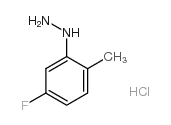 5-Fluoro-2-methylphenylhydrazine hydrochloride - Chemical structure and product image