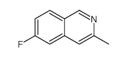6-Fluoro-3-methylisoquinoline - Chemical structure and product image