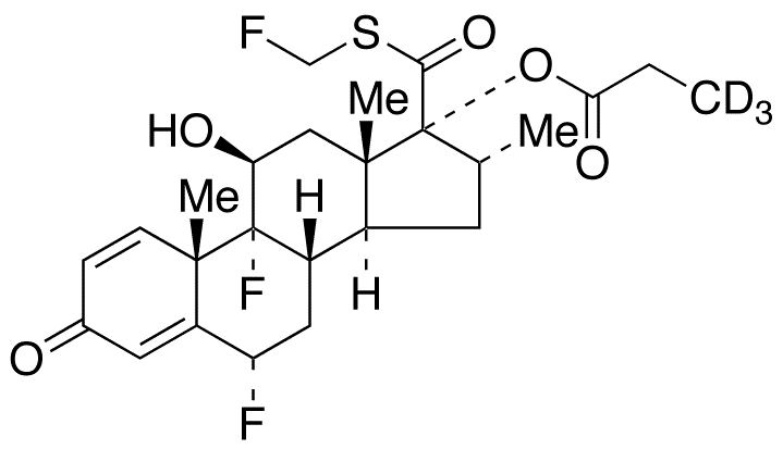 	Fluticasone Propionate-d3 - Chemical structure and product image